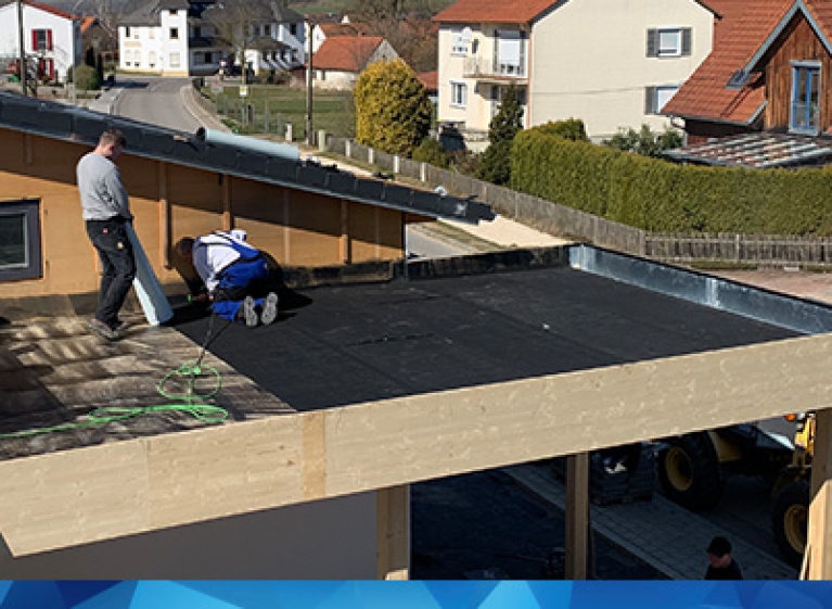 Flachdachabdichtung (EPDM)